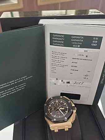 image-544 15564 - Audemars Piguet - 26401RO (2017) - pre-owned conditions with MINOR signs of usage - Card & Box
