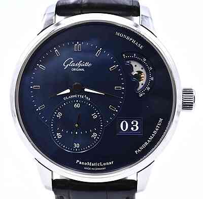 image-410 14964 - Glashütte Original - 1-90-02-46-32-70 (Bracelet and strap) - pre-owned conditions with MINOR signs of usage - Card & Box